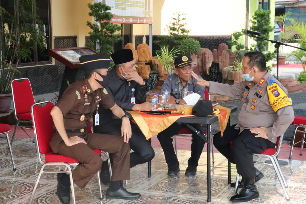 Ketua DPRD Kabupaten Batu Bara Hadiri Upacara Patuh Toba 2020 di Mapolres Batu Bara.