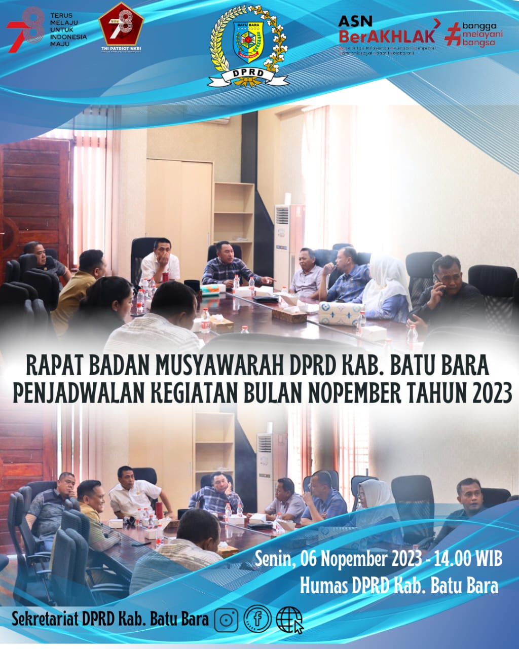 Rapat Banmus DPRD Kab. Batu Bara 
