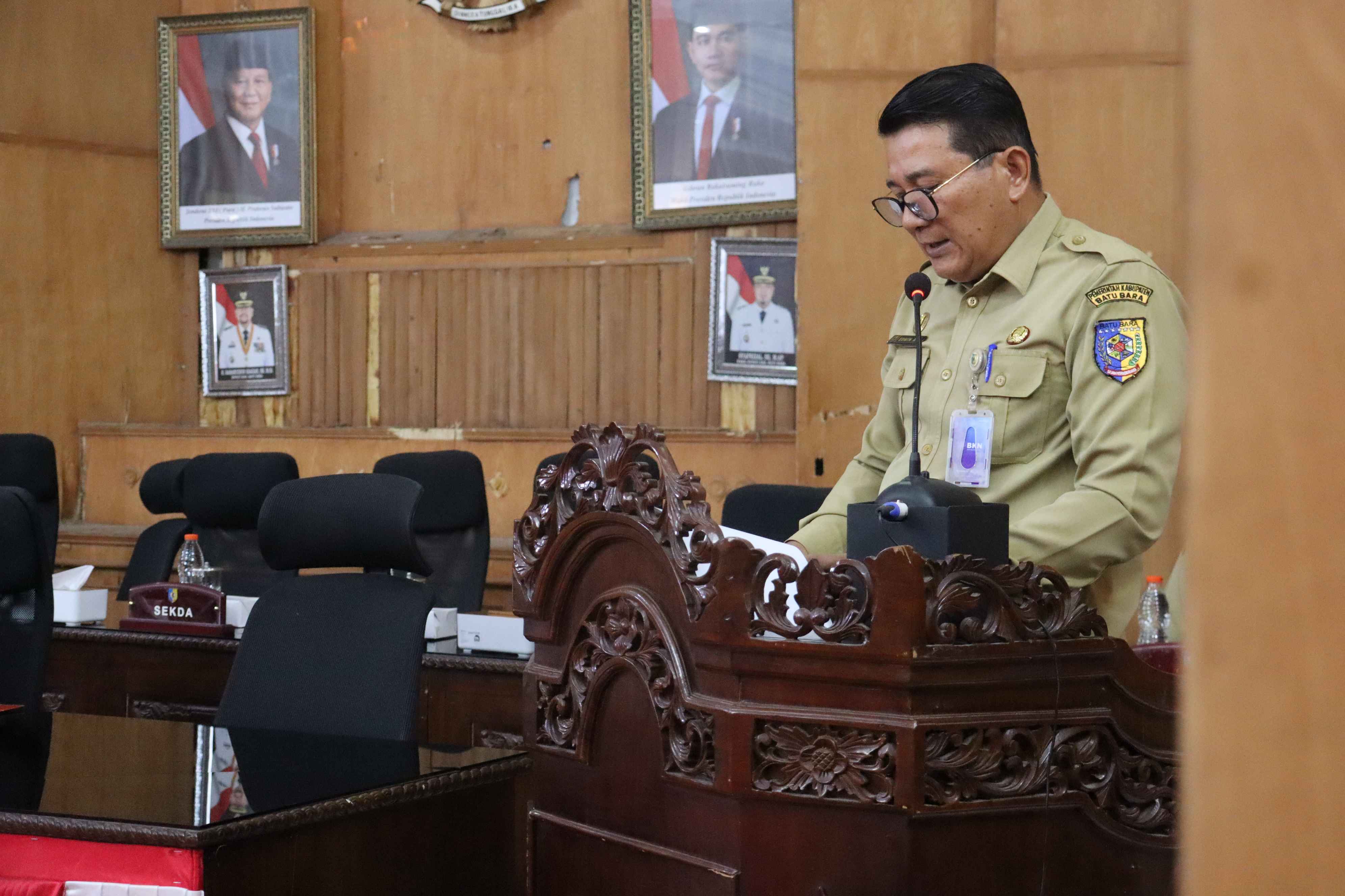 Rapat Paripurna Jawaban Bupati terhadap Pandangan Umum Fraksi.