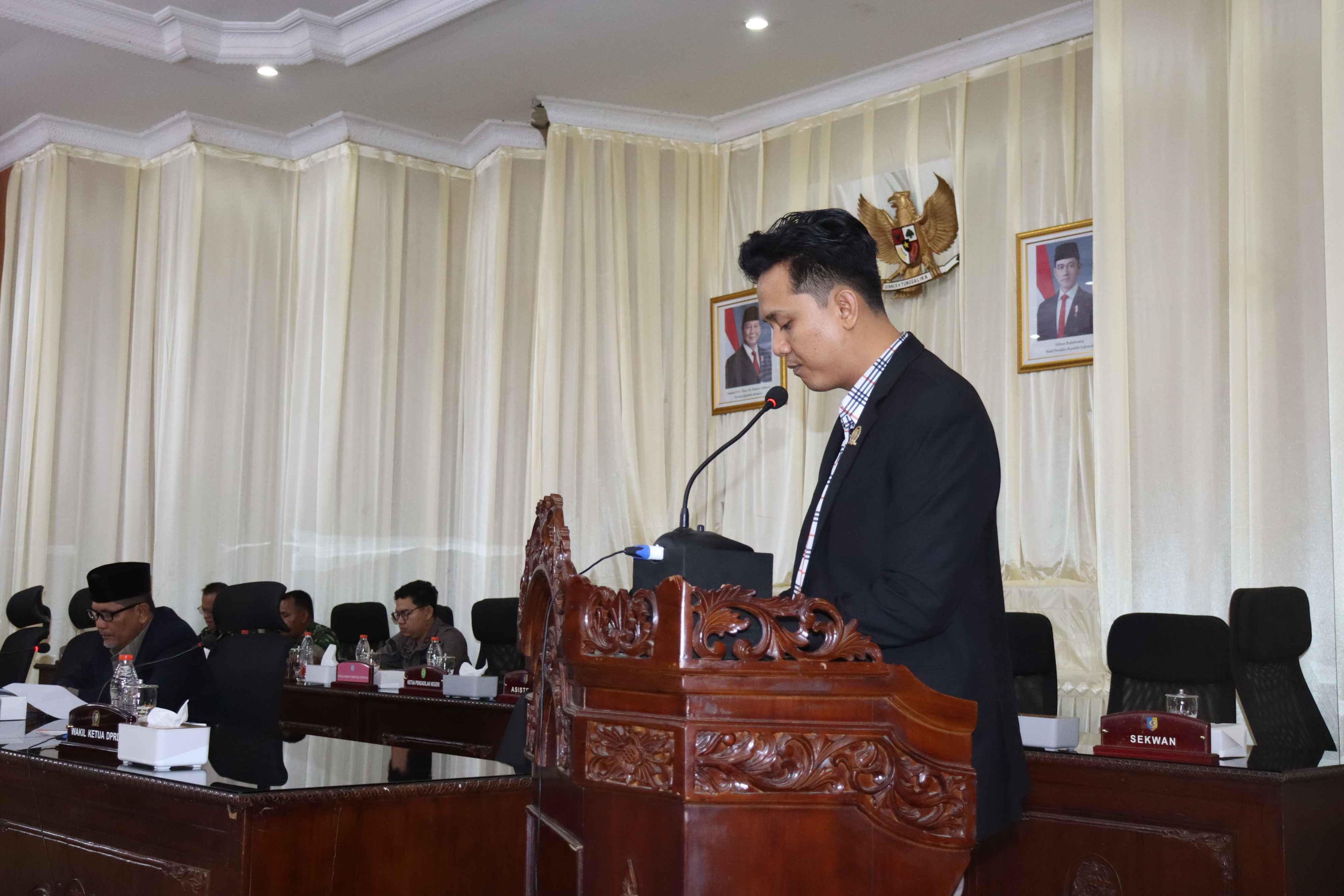 RAPAT PARIPURNA LAPORAN HASIL BANGGAR TERHADAP RANCANGAN KUA-PPAS APBD TA.2026