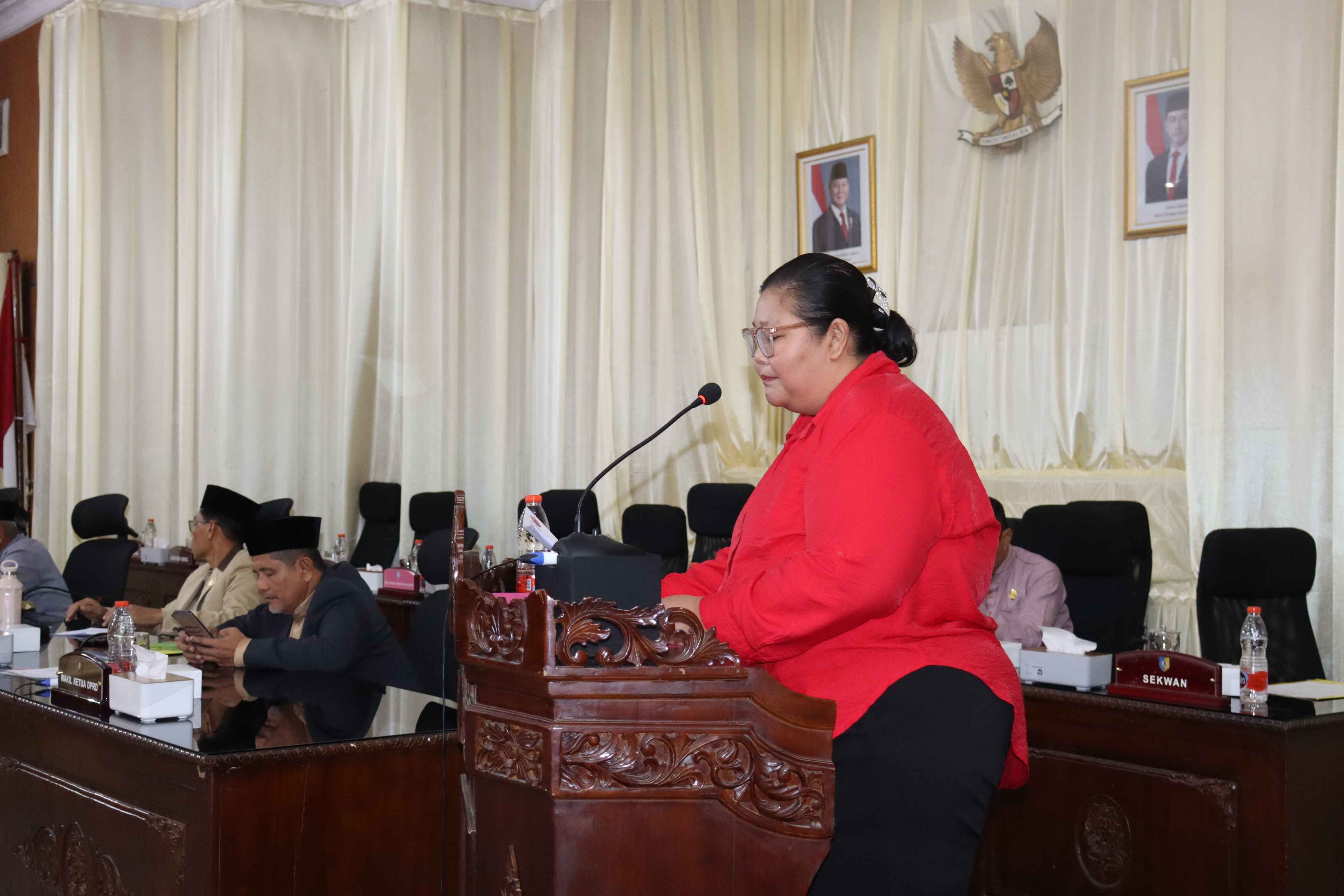 Rapat Paripurna Pandangan Umum Fraksi atas Nota Ranperda APBD Kabupaten Batu Bara TA. 2026